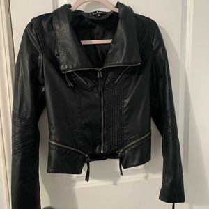 Leather jacket Lulus